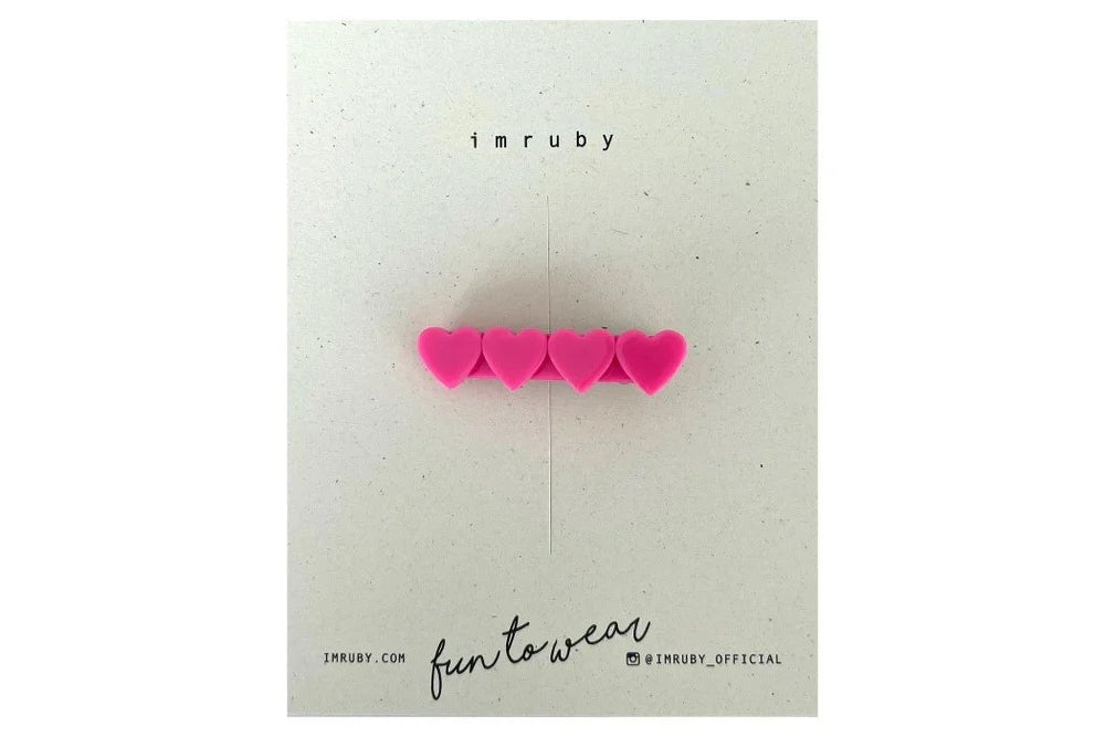 Haarclip "BARBIE" herz | imruby