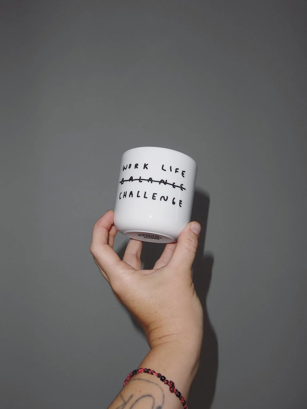 Becher „Work life challenge“ YAHYA Studio