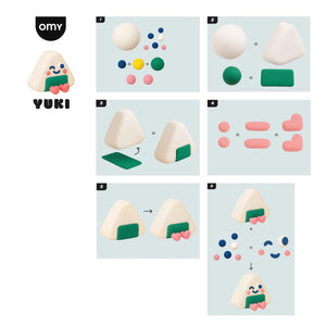 Mini-Set Air Dry Clay "YUKI"  | OMY