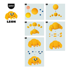 Mini-Set Air Dry Clay "Croissant"  | OMY