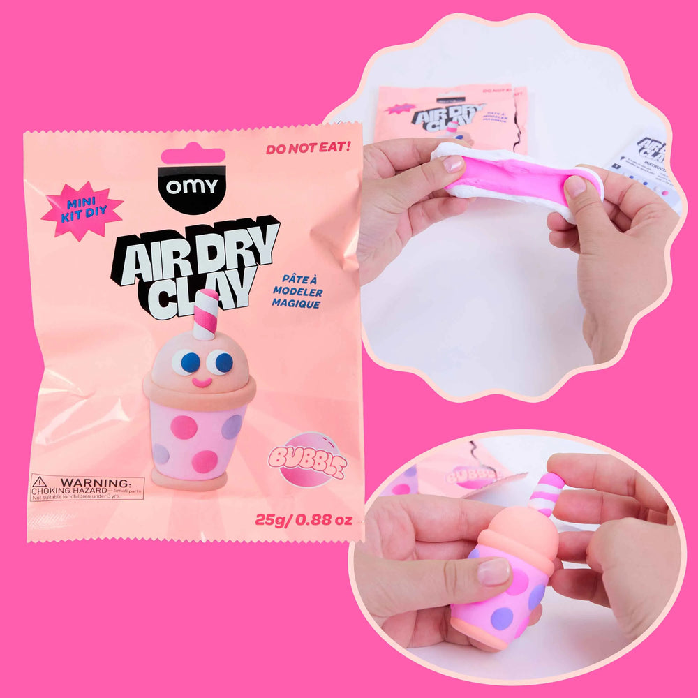 Mini-Set Air Dry Clay "BUBBLE TEA"  | OMY