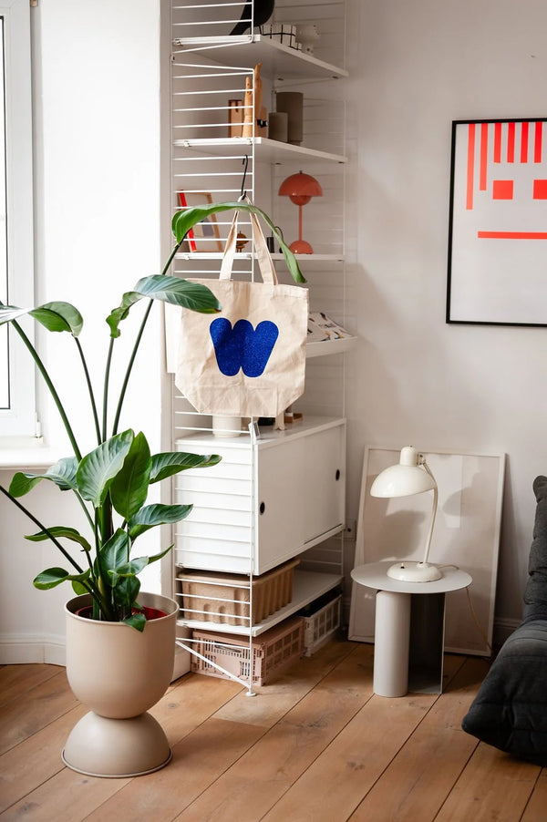 Tasche mit Initiale "CREME"