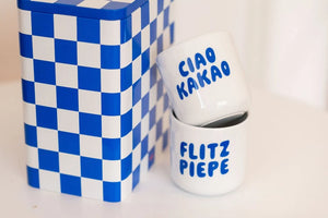 Flitzpiepe Becher | blau