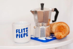 Flitzpiepe Becher | blau