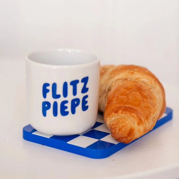 Flitzpiepe Becher | blau