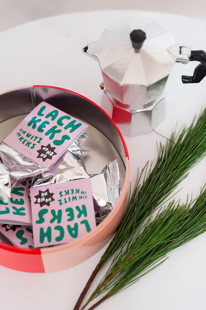 Lachkeks | Ein weihnachtlicher Witz im Keks | Einzelkeks