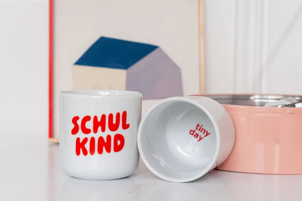 Schulkind Becher | rot