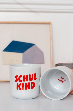Schulkind Becher | rot