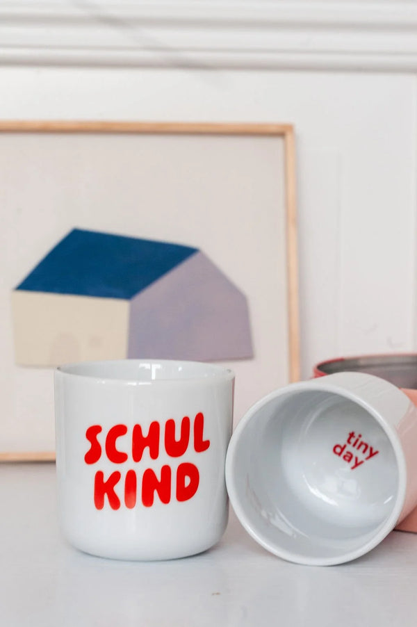Schulkind Becher | rot