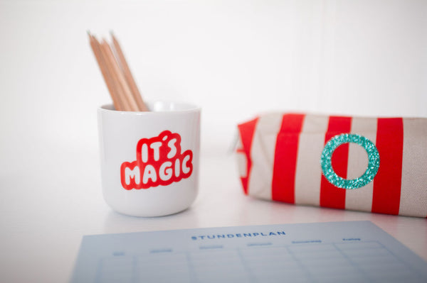 It`s magic Becher | rot