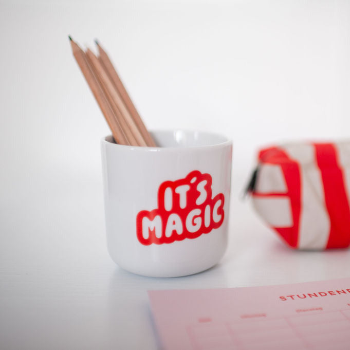 It`s magic Becher | rot
