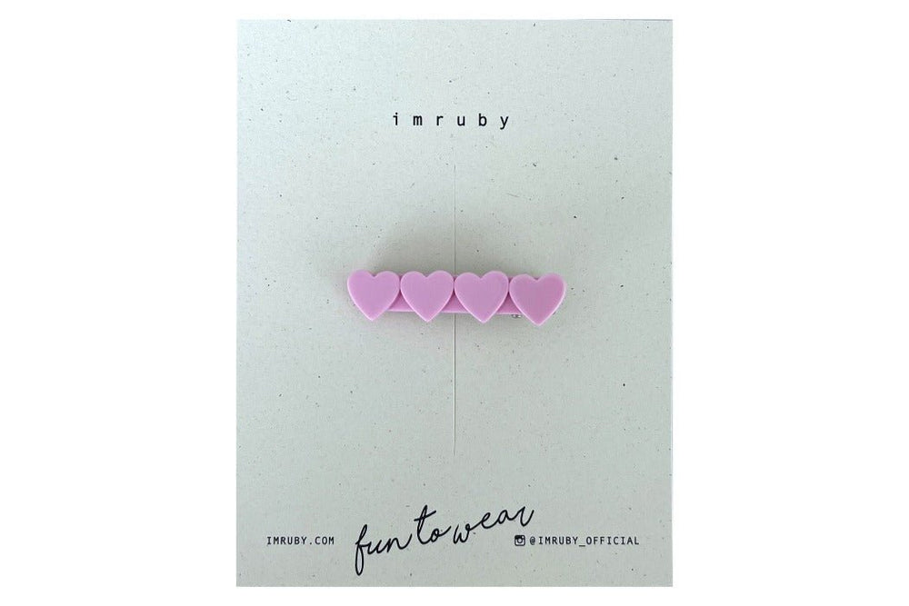 Haarclip Herz  "ELLE" | imruby