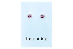 Ohrstecker smiley "ELLE " | imruby