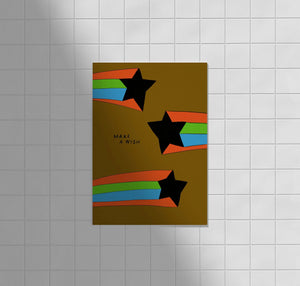 Postkarte "Make a wish" | FRAMBOISEundKETCHUP