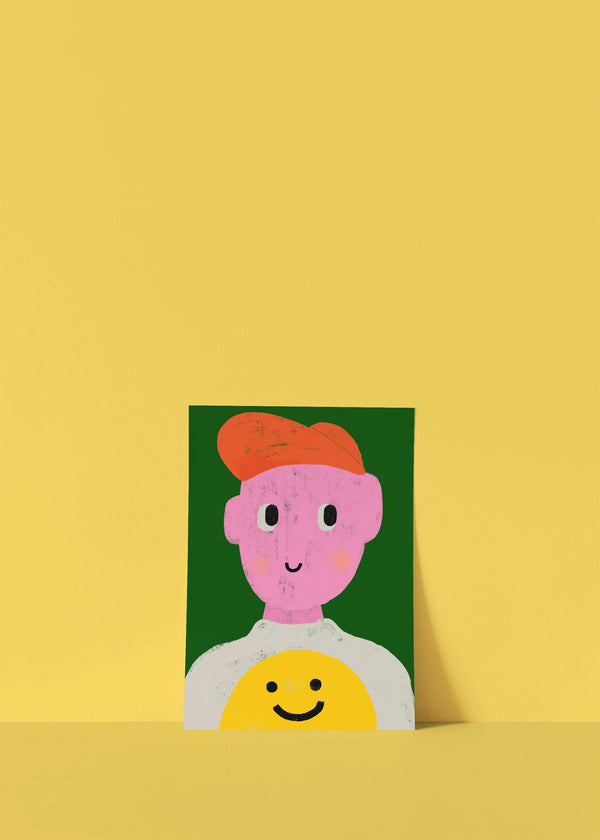 Postkarte "Happy day" | FRAMBOISEundKETCHUP