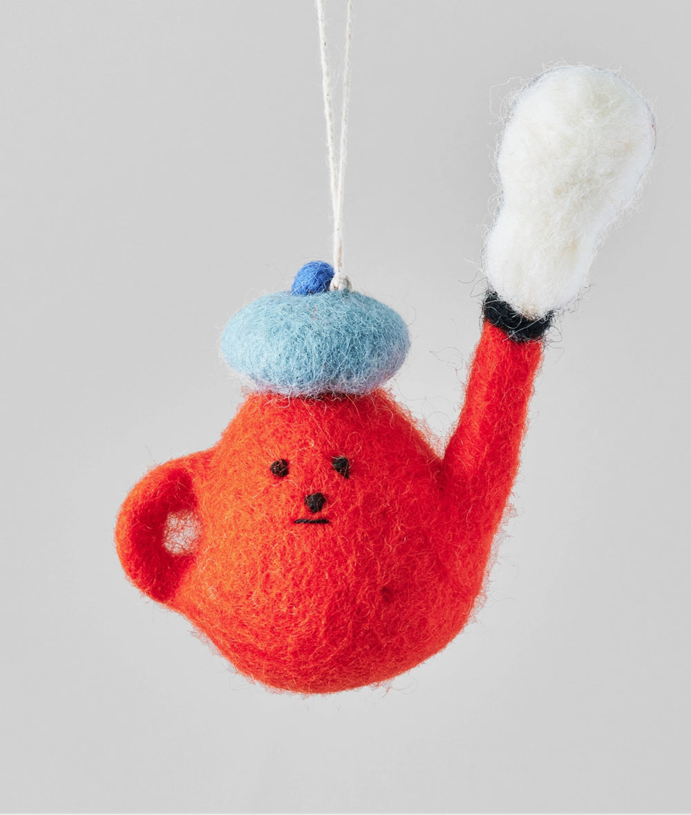 Filzanhänger "Teekanne" Wrap