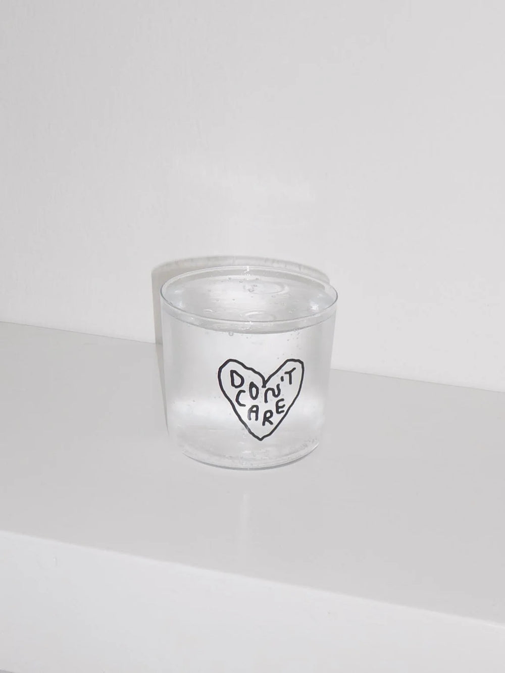Trinkglas "Don´t care"