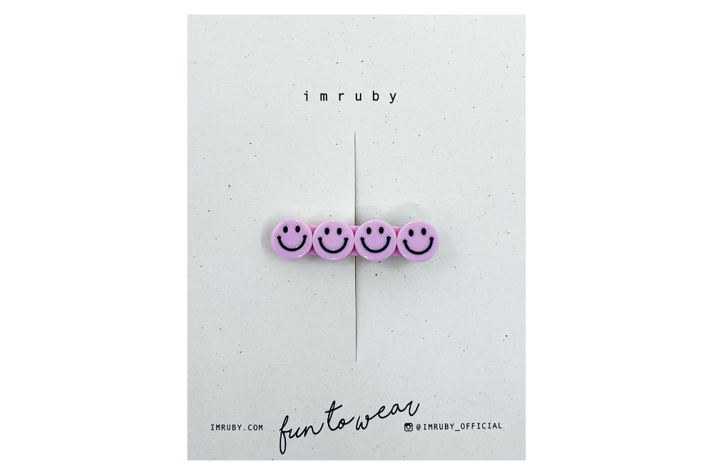 Haarclip Smiley  "ALICE" | imruby