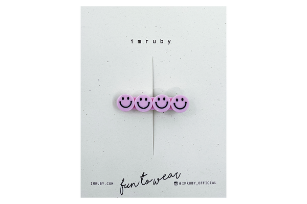 Haarclip Smiley  "ALICE" | imruby