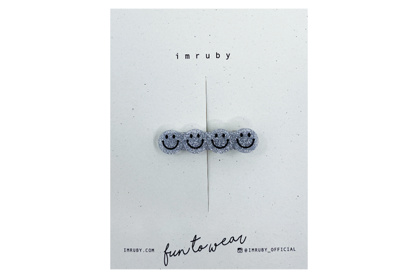 Haarclip Smiley  "BIBI" | imruby