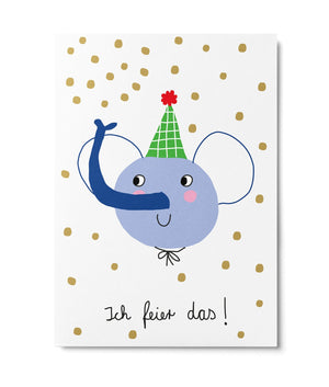 Postkarte "Ich feier das" | Unter Pinien