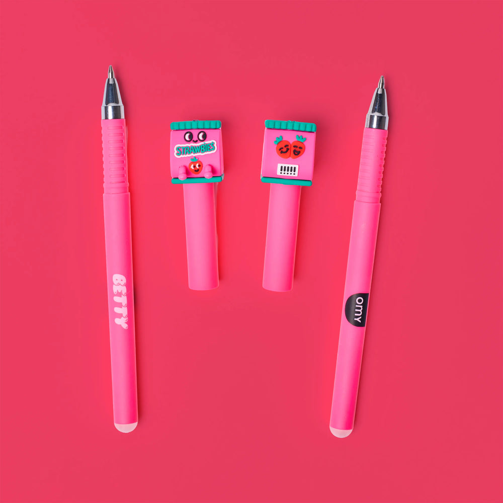 Gelstift Pen Buddies – Strawbies Erdbeertopper