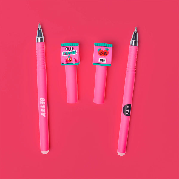 Gelstift Pen Buddies – Strawbies Erdbeertopper