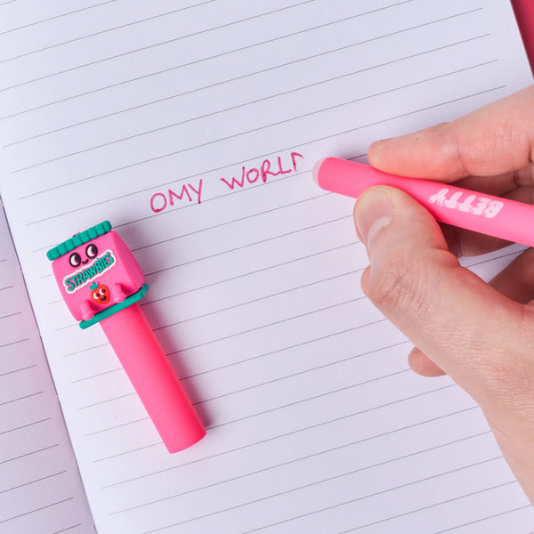 Gelstift Pen Buddies – Strawbies Erdbeertopper