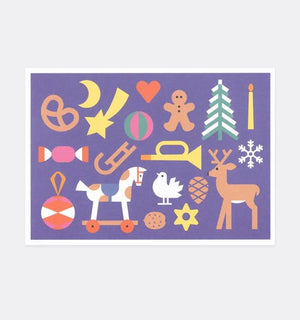 Postkarte "Weihnachten Wimmel" | Julia Matzke