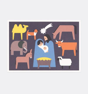 Postkarte "Krippe" | Julia Matzke