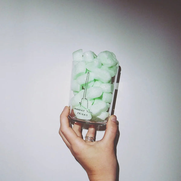 Trinkglas "Monday till Friday" 500ml