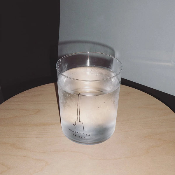 Trinkglas "Monday till Friday" 500ml