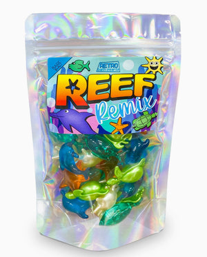Badeperlen im Reef Remix. Perlen mit Ozeanmotiv, 30 Stück