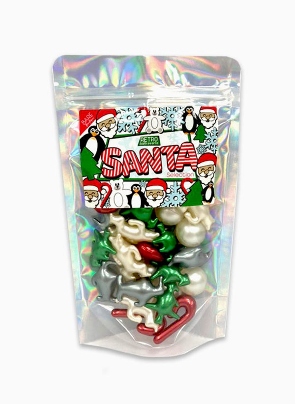 Retro-Badeperlen "Santa Selection" 30 weihnachtliche Badeperlen