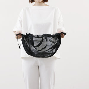 Einkaufsbeutel "Mesh Bag schwarz" Größe M