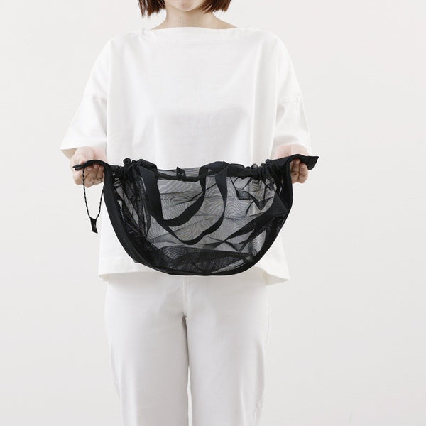 Einkaufsbeutel "Mesh Bag schwarz" Größe M