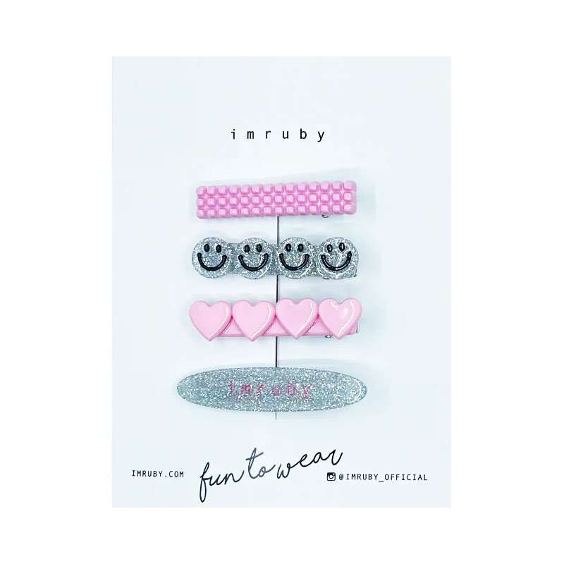 Haarclip-Set "WHO RUNS THE WORLD " | imruby