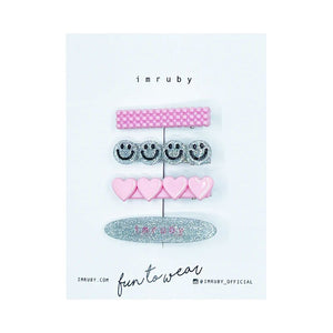 Haarclip-Set "WHO RUNS THE WORLD " | imruby