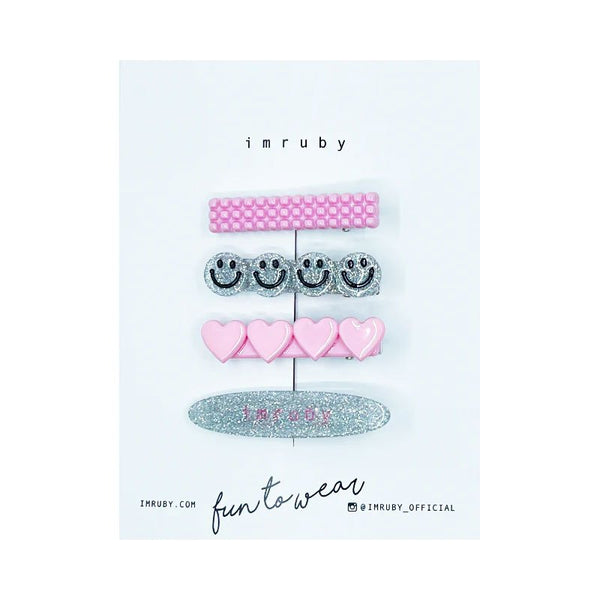 Haarclip-Set "WHO RUNS THE WORLD " | imruby