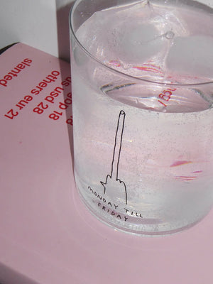 Trinkglas "Monday till Friday" 500ml
