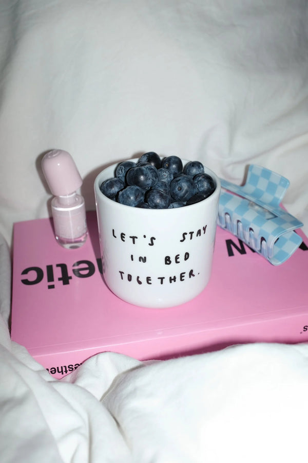 Becher "Let's stay in bed together"