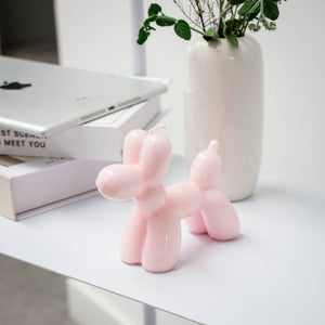 Ballon-Hund Kerze "Rosa" |  Helio Ferretti