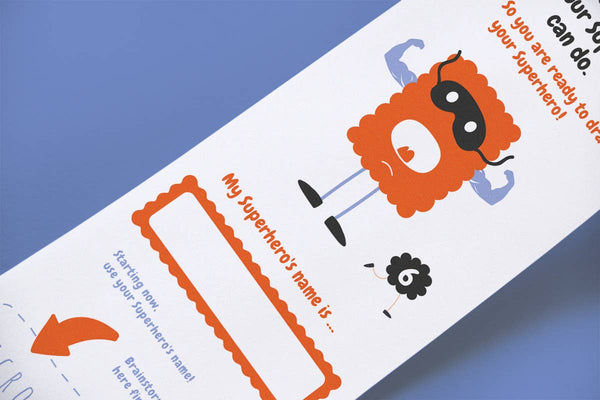 Activity & Coloring Book - Scrollino Mein Superheld: Englisch