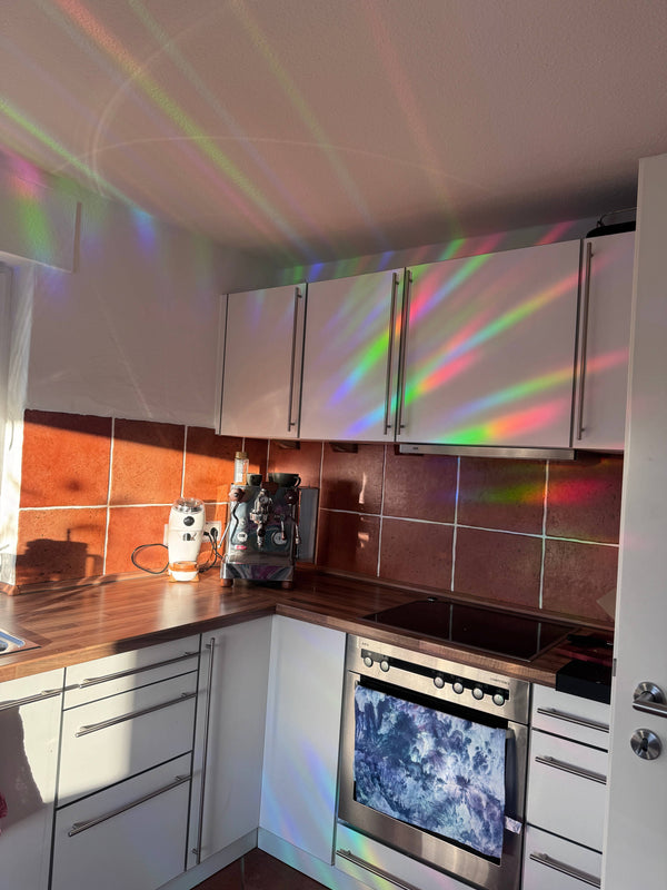 Sonnenfänger Fenster Gänseblümchen, Regenbogen Aufkleber