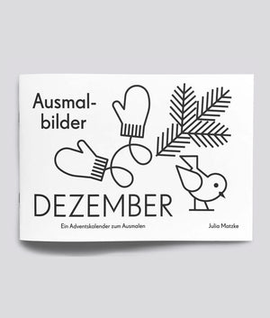 Ausmalheft "Dezember" | Julia Matzke