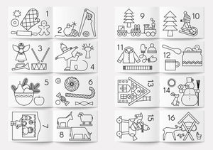 Ausmalheft "Dezember" | Julia Matzke