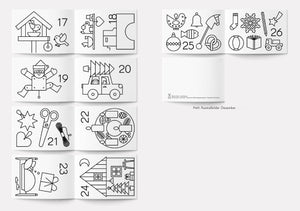 Ausmalheft "Dezember" | Julia Matzke