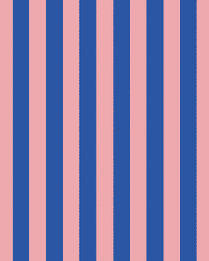 Baumwolltasche rosa-blau gestreift