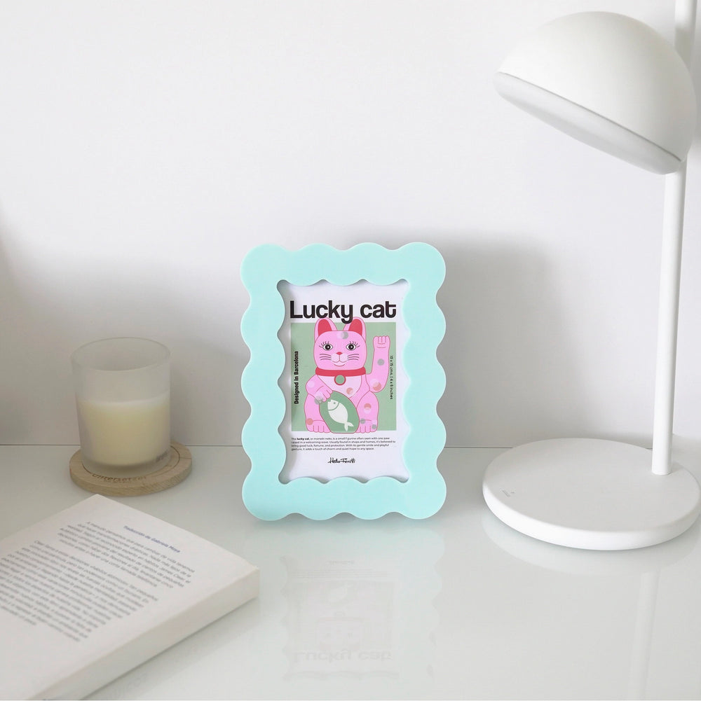 Bilderrahmen "hellblau" 10 x 15 cm