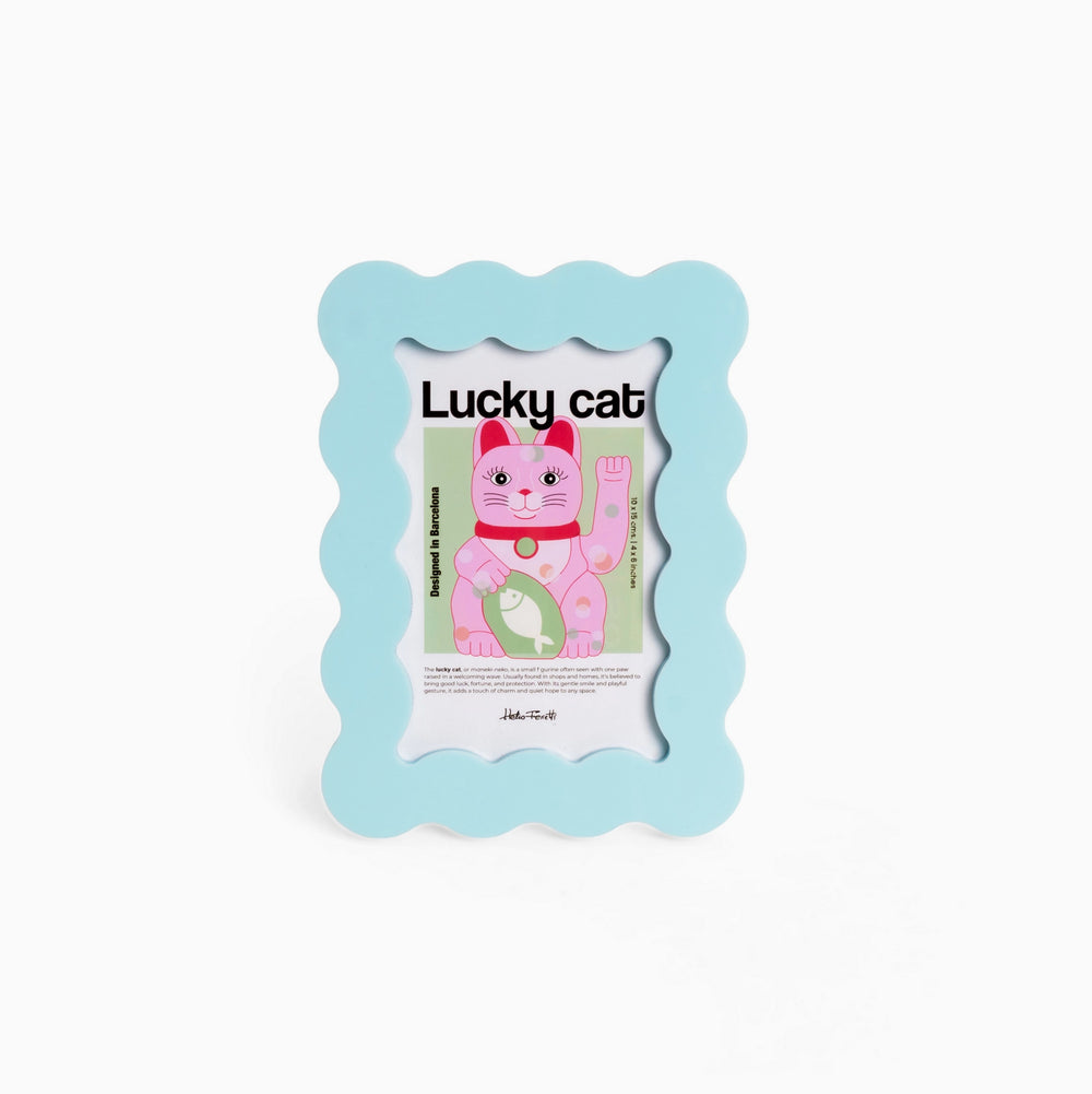 Bilderrahmen "hellblau" 10 x 15 cm